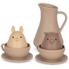 Badspeelgoed servies - Silicone bath toys cup set hortensia mix